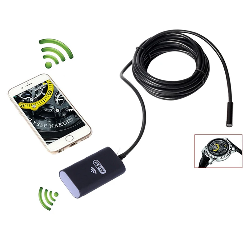 PROSTORMER Wifi Endoscope Camera Android 720P Iphone Endoscope Camera Waterproof Endoscopio Android iOS Boroscope Camera 4