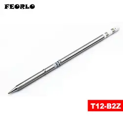 FEORLO 1 шт. жал T12 для HAKKO T12-B2Z BZ BL BCF1 BCF2 BCF3 T12-K припоя паяльников пайки сварочный укусы