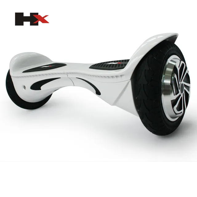 Cheap Free shipping 8 inch UL2272 HX 2 wheel Self Balancing Scooter hoverboard electric standing skateboard with LED light