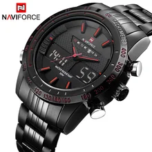 Luxury Brand NAVIFORCE Men Fashion Sport Watches Men’s Quartz Digital Analog Clock Man Full Steel Wrist Watch relogio masculino