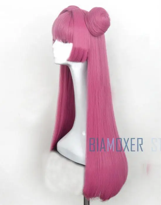 Biamoxer Cardcaptor Card Captor Сакура Рубиновая Луна косплей парики розовый красный парик волосы мультфильм длинный парик для косплея