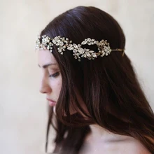 2016 Baroque crown Gold/Silver handmade rhinestone headband vintage bridal hair accessories headwear accessories crown and tiara