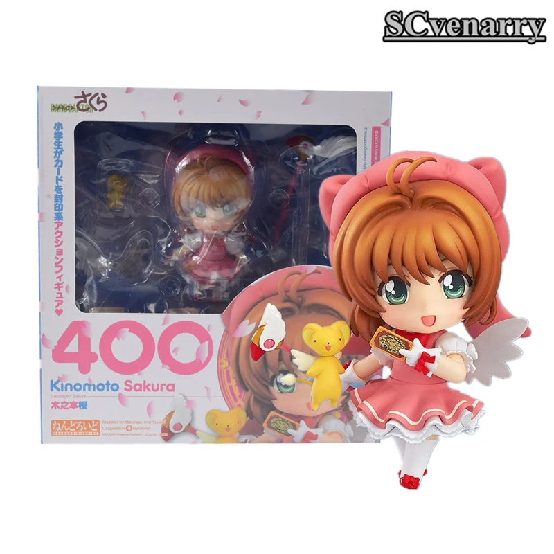 Аниме Kinomoto Сакура и Cardcaptor #400 Симпатичные Nendoroid ПВХ фигурку Коллекционная модель
