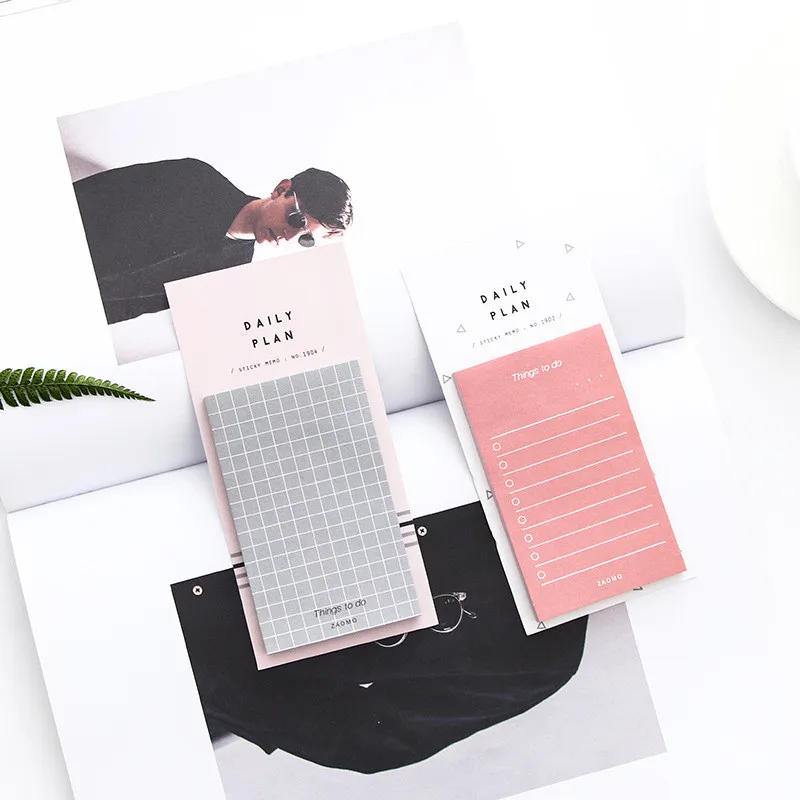 

Weekly Monthly List Memo Pad Times Sticky Notes Bookmark Daily Planner Memo Pad School Office Supply Escolar Papelaria