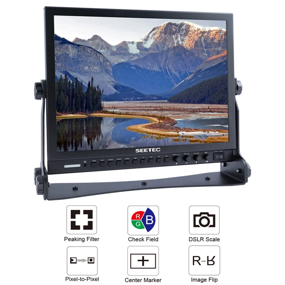 Монитор для широковещания Seetec P150 3HSD 15 ''SDI HD 1024x768 ЖК экран пленочная камера
