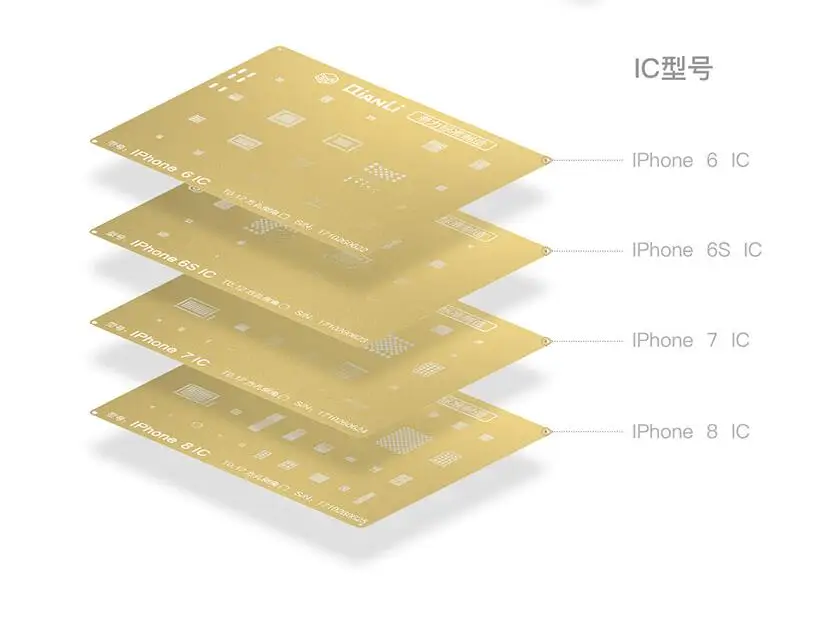 QIANLI ios 3d Оловянная посадочная сетка IC cpu Оловянная посадочная сетка - Цвет: 66.6