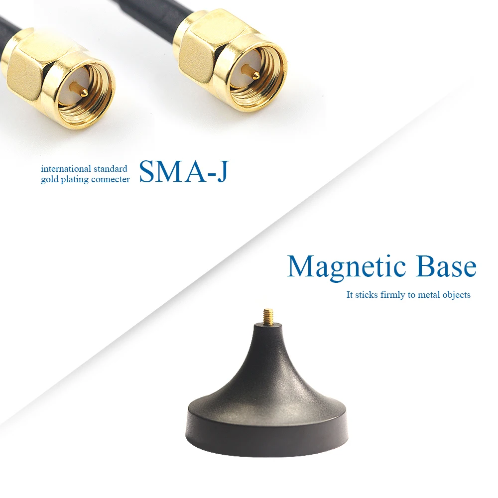 2pcs 868MHz Lora Antenna with Magnetic Base 868M Omni Antenna Omnidirectional Wireless Module DTU Antena TX868 4