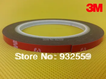 

3M Auto Acrylic Foam Double Sided Attachment Tape, vehicle double sided sticker,grey,1.14mm thick, grey color,5mmX3M