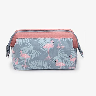 Makeup Storage Bags Multi-function Zipper Lock Bird Flower Cosmetic Toiletry Bag Beauty Travel Cute Organizer Case Good |