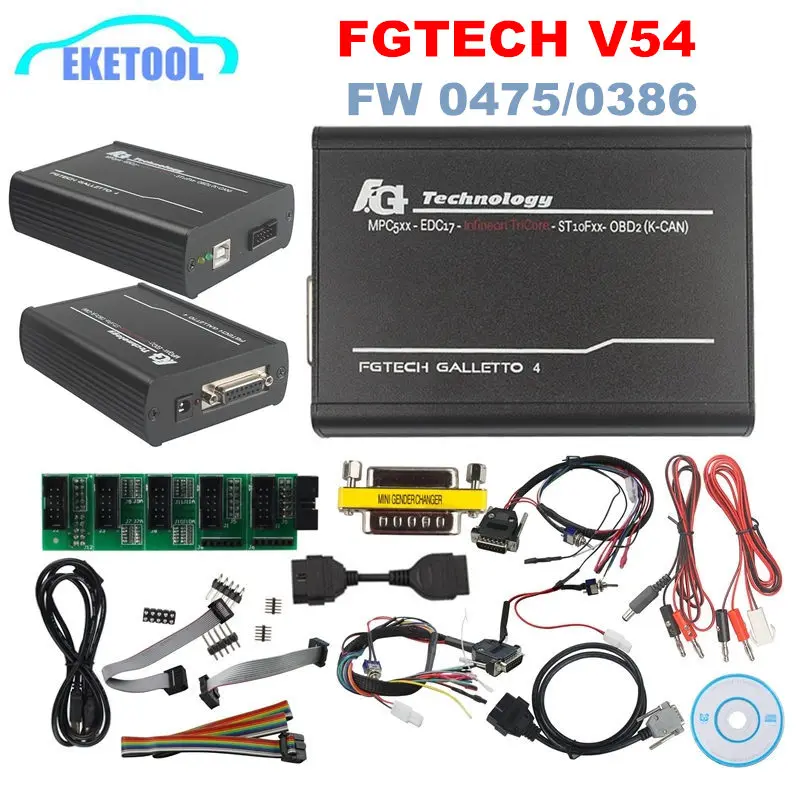 Economici FGTECH Galletto 4 Master V54 FW 0475 EU Ultima Versione Auto Chip ECU Sintonia Programmatore FG TECH Unlock Versione Multi lingua