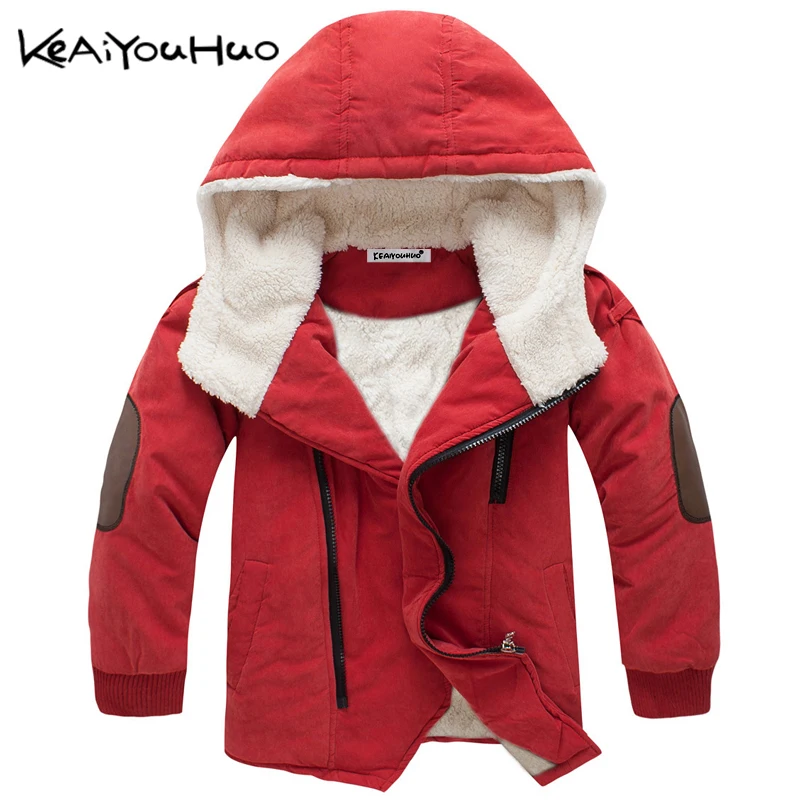 KEAIYOUHUO/Новинка; детская зимняя одежда для мальчиков; пуховик; детские пальто; спортивная теплая верхняя одежда; одежда с капюшоном для мальчиков; vestido infantil