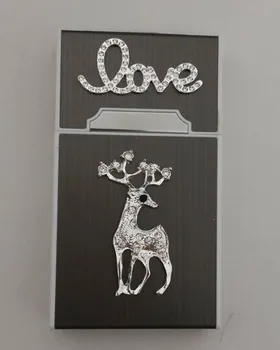 

USB lighter cigarette case for 20 cigarettes with 100mm length and 5mm diameter