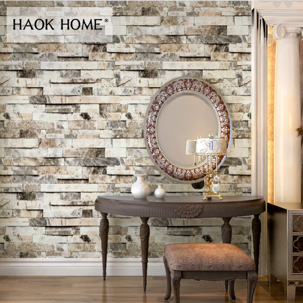 Haokhome 現代フェイクレンガ石質感壁紙 3d Pvc ビニールコンタクト紙のリビングルームの家の壁の装飾 Stone Wallpaper Brick Stone Wallpaperwallpaper Grey Aliexpress Haokhome 現代フェイクレンガ石質感壁紙 3d Pvc ビニールコンタクト紙のリビングルームの家の壁の装飾 Stone Wallpaper Brick Stone Wallpaperwallpaper Grey Aliexpress