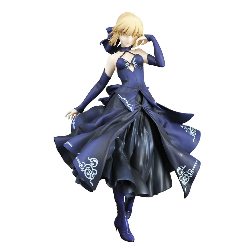 23 см Фэнтези большой заказ Saber Alter Dress Ver Сексуальная ПВХ Модель коллекции косплей