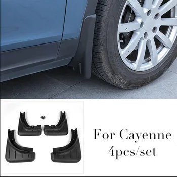 

4 Pcs/Set Exterior Mud Flap Splash Guards Mudguards Cover Trim Fit For Porsche Cayenne MK3 PO536 2018 2019 Car Accessories