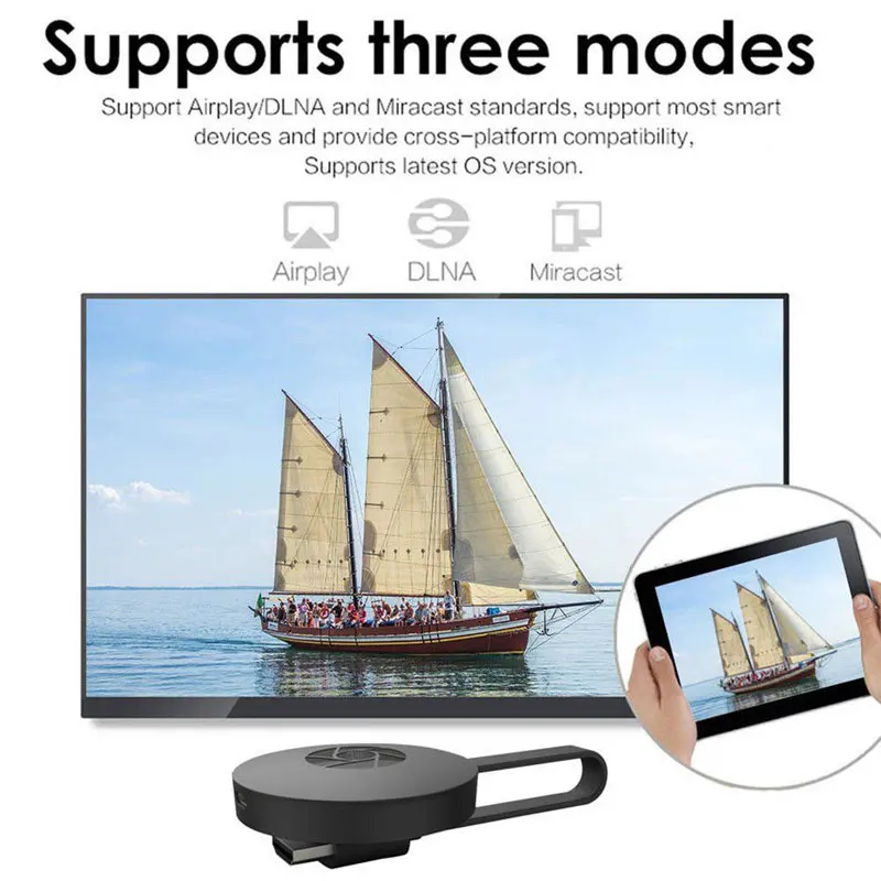 Новый MiraScreen G2 ТВ палкого ключа Chrome Литой Цифровой HDMI видеостример 2nd Generation для Android ТВ Бесплатная доставка