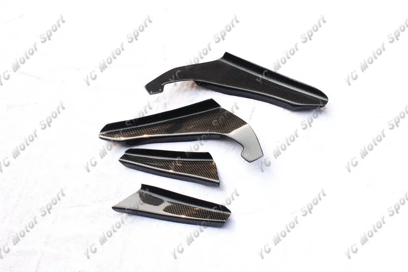 1999-2002 Nissan Skyline R34 GTR OEM Front Bumper Canard 4pcs CF (2)
