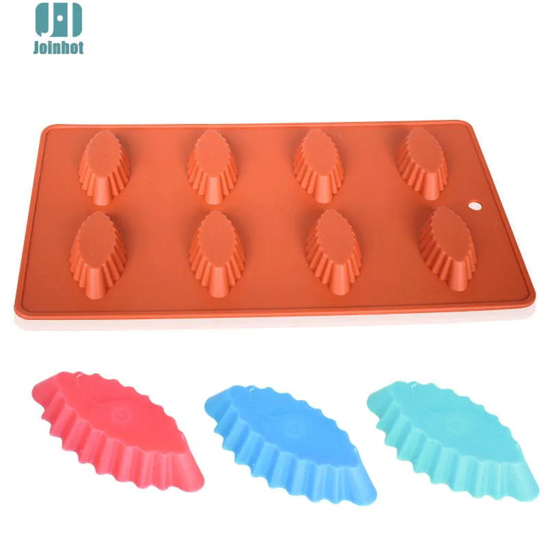 

8-cavity Boat shape chocolate christmas moulds for cake decorations JOINHOT silicone cake mold bakeware set silicone