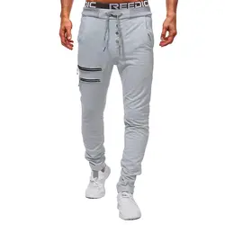 2019 Thefound Новый Для мужчин Slim Fit Urban прямые брюки Повседневное карандаш Jogger Брюки-Карго