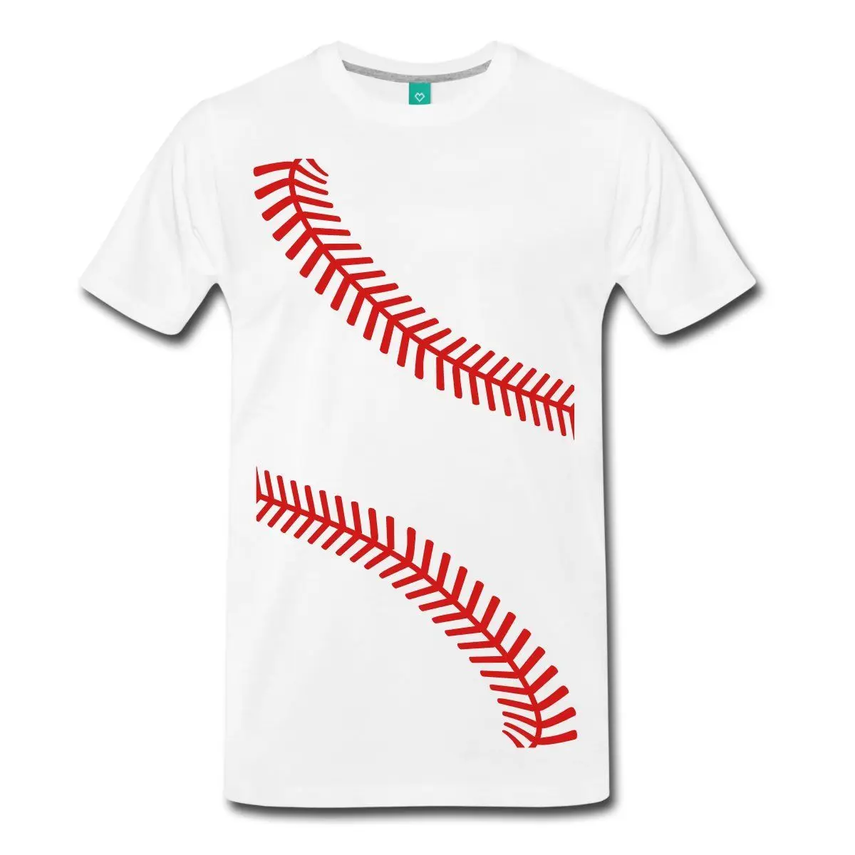 Baseball Seams Men's T Shirt Funny T Shirt Men Short Sleeve Cool Casual