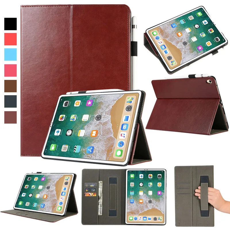 

For Ipad Pro 11 Inch Case Leather Case Luxury Flip Cover Card Holder Stand Sleep /Wake Multifunction For Apple Ipad 11 Cover