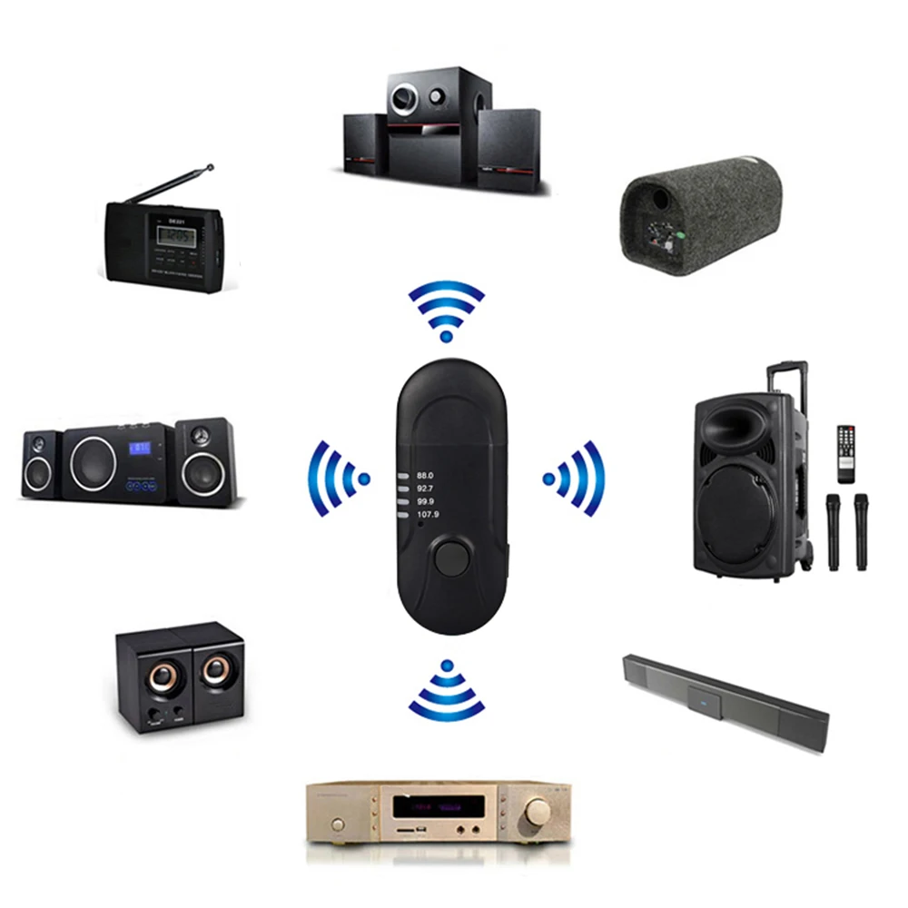 4 1 Автомобильный приемник громкой связи Bluetooth FM излучатель bluetooth|MP3-плеер для авто|