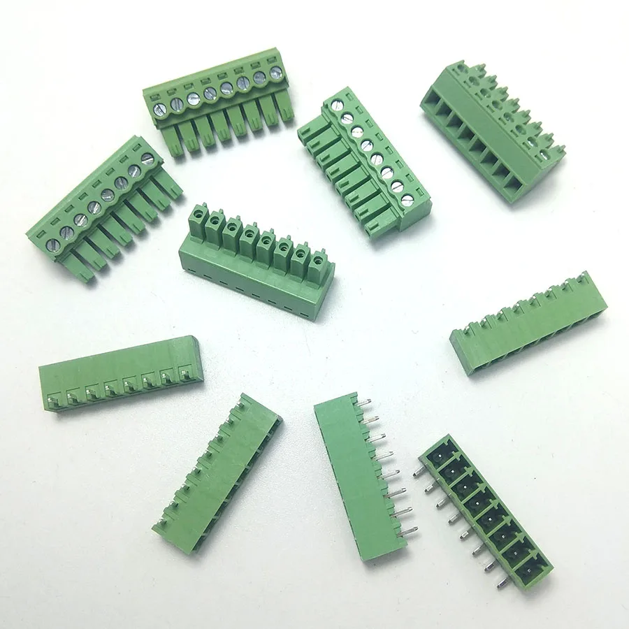

Plug-in PCB terminal 3.81MM 2/3/4/8P bending foot Straight foot