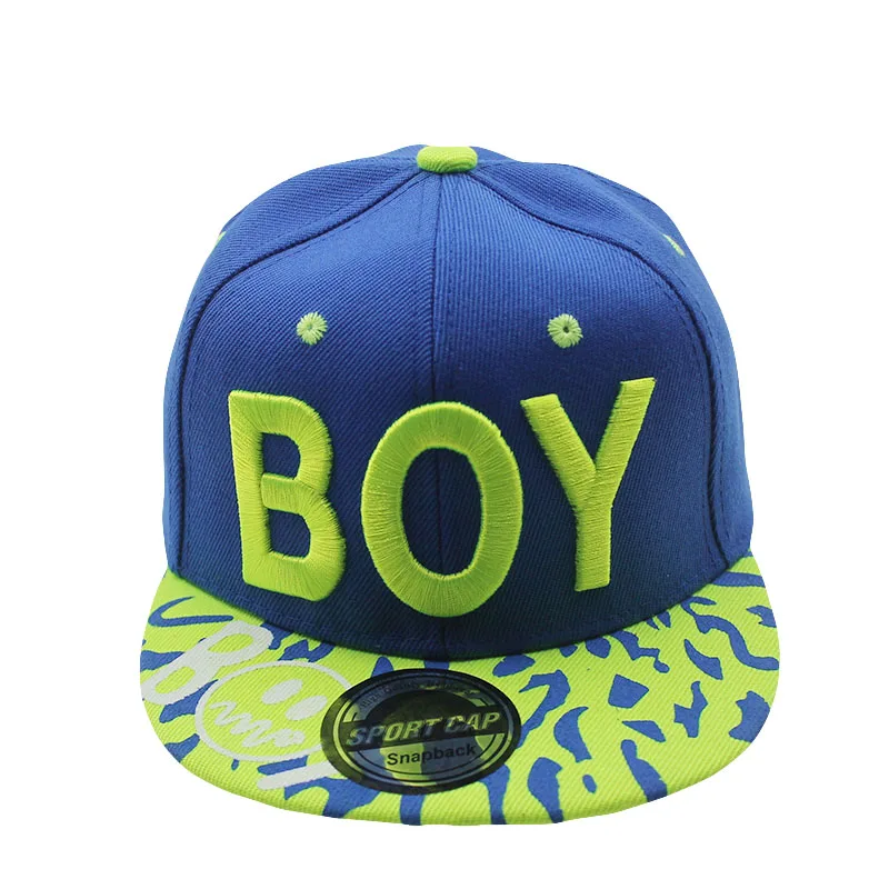 Top Fashion Hat Boys Child Letter Sun Baseball Cap Summer Snapback Adjustable Hip Hop Kids Letter Hats Various Colors Gorros