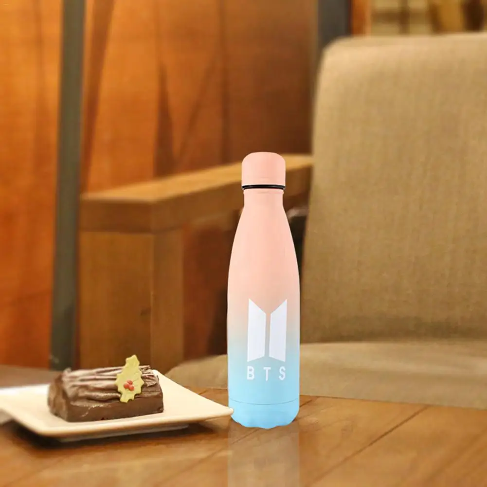 BTS MERCH SHOP, 400ML Vacuum Bottle Water Bottle