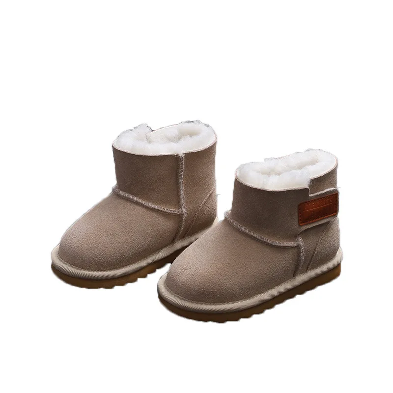 

Children Boys Girls Winter Boots Russia Winter Warm Baby shoes fashion Waterproof children's shoes Kids girls Snow Shoes 3-13 Y