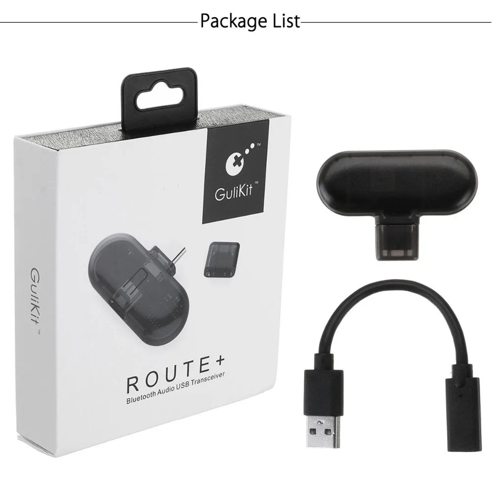 Gulikit Route+ PRO беспроводной CSR Bluetooth 2,1+ EDR type-C USB адаптер аудио передатчик приемопередатчик для nintendo Switch
