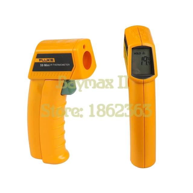 Fluke 59 mini Non-Contact Digital Laser Temperature Gun IR Infrared  Thermometer Sight -18~275C(0~525F) Emissivity 0.95 8:1 - AliExpress