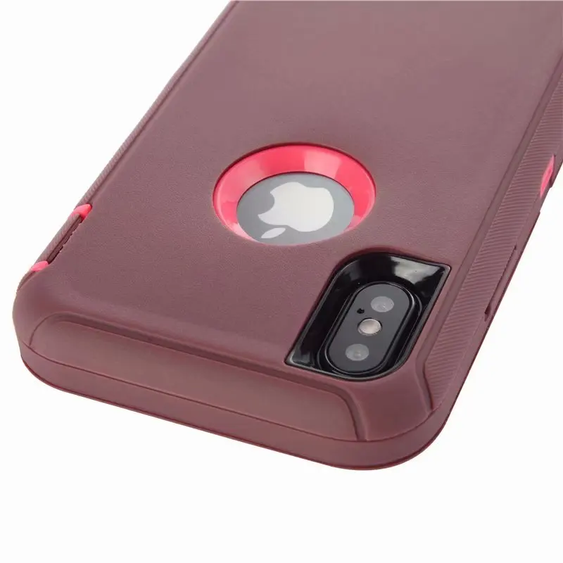 Hybrid Defender Rugged Rubber case for iphone xs max (13)