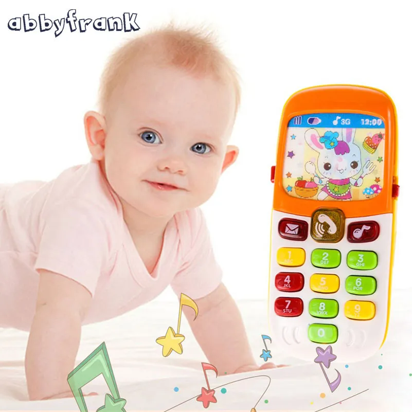 Electronic Toy Phone Baby Telephone Cellphone Toys Mini Colorful ...