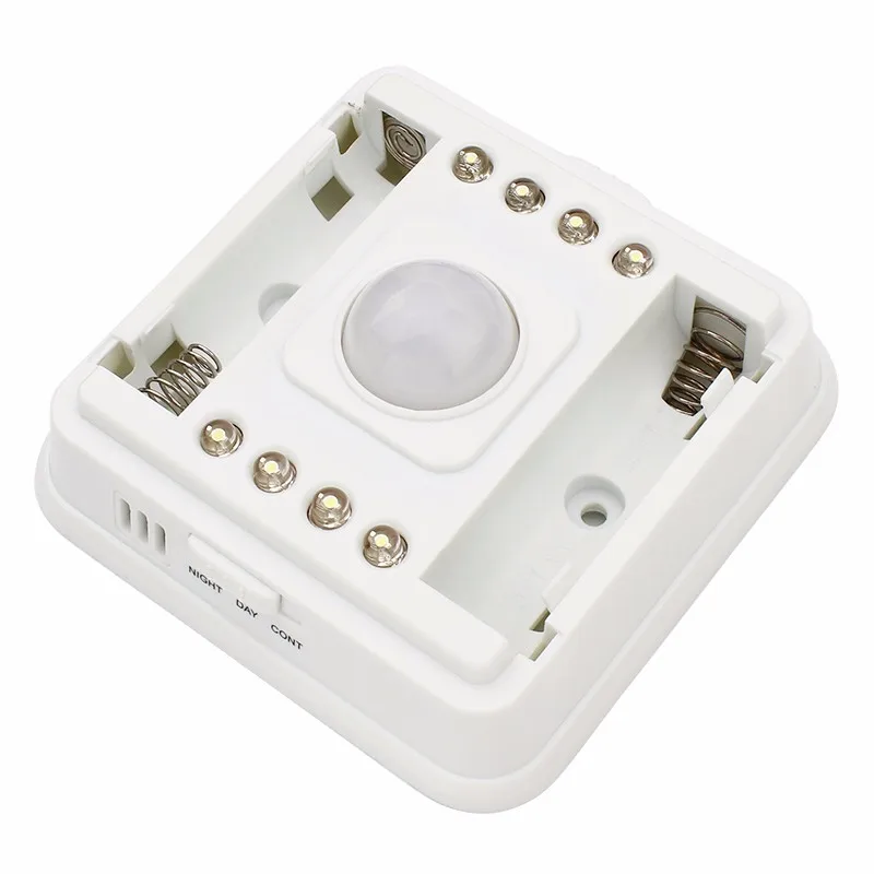 Wireless Infrared Sensors LED Lamp 3V 8Leds PIR Auto Sensor Motion Detector Led Bulb Energy Saving Cabinets Garage Night Light (4)