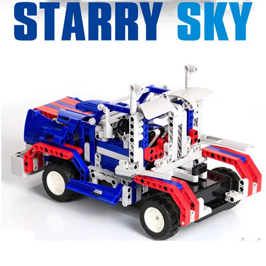 448 pcs Transform A to B model Car RC Car Build Blocks Car Kit with bettery RC Track Car Set Technic Toys Gift for children boy