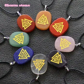 

2019 Fashion Pendant Pendant Religious Triangle Vikings Valknut Magic Guard