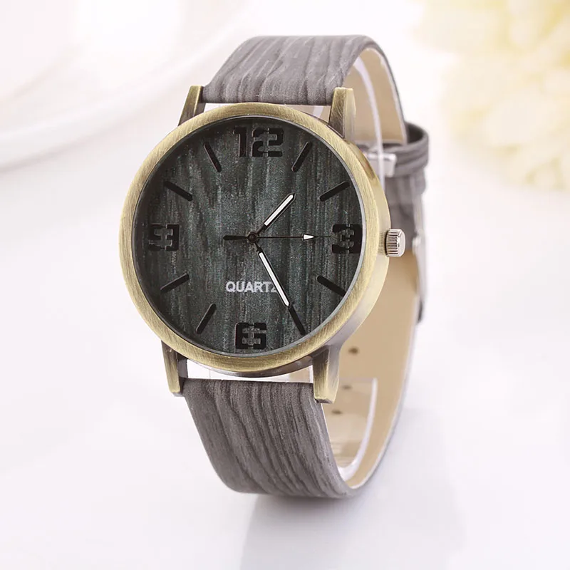 Popular Womens Watches hot sale high quality Creative Vintage Wood Watches Fashion Women Quartz Watch relogio feminino 30X