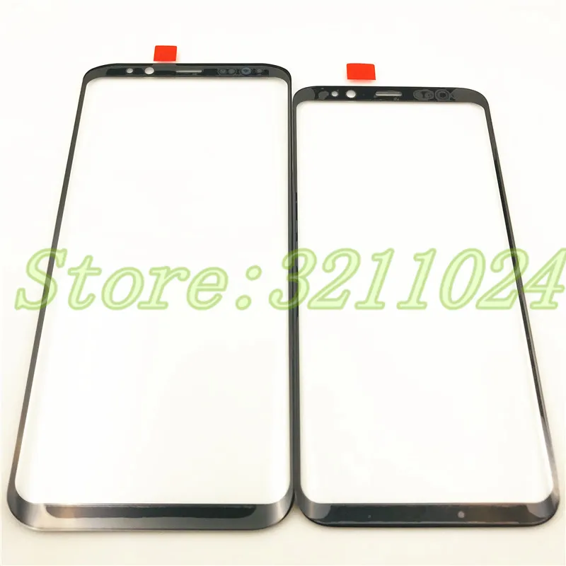 Передний сенсорный экран внешнее стекло Замена объектива для samsung Galaxy S8 G950/S8+ S8 Plus G955 сенсорный экран