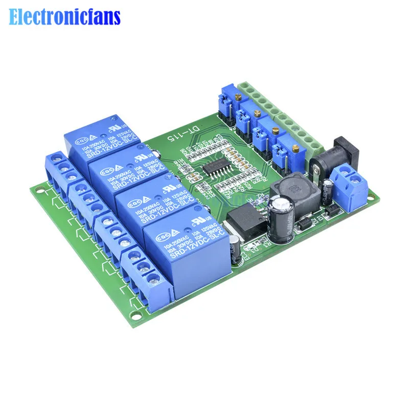 Diymore LM393 DC 12 В 4 канальный Компаратор напряжения стабильный модуль Модуль