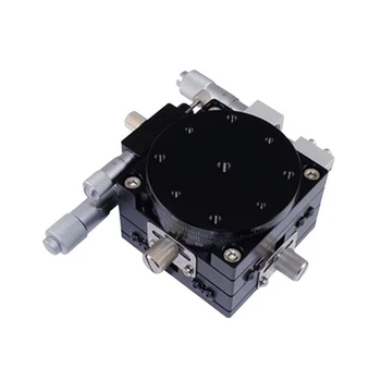 

XYR Axis diameter 125mm Knob Micrometer Sliding stage Guide Rail Type Platform Manual Displacement Sliding Table LS125-LM