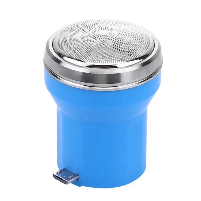 

1pc Blue Plastic Electric Shaver Mini Men Razor Metal Cellphone Tragbare Micro USB Shaver Men Electric Shaver