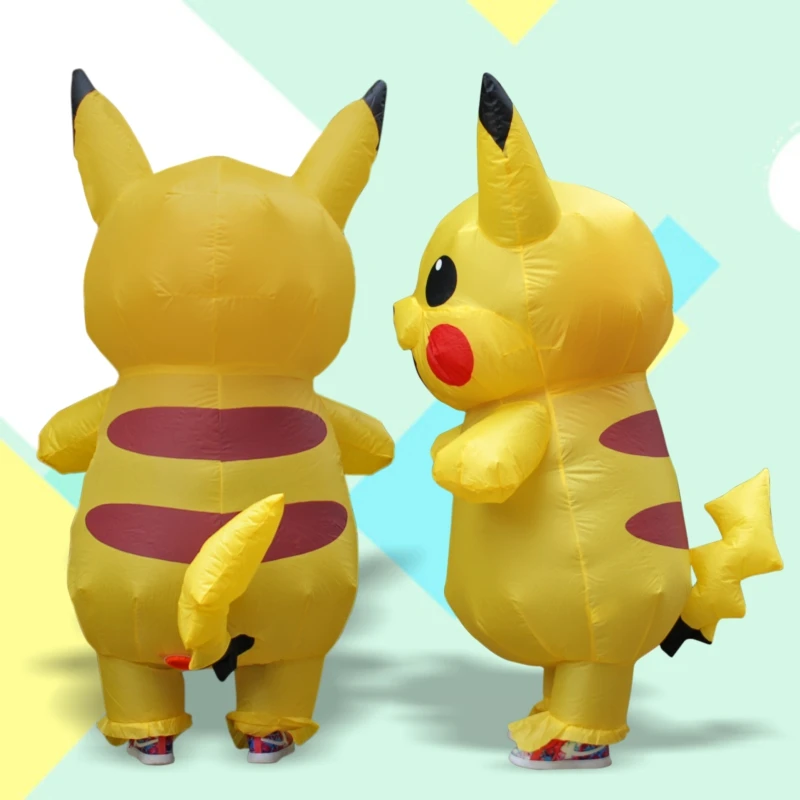Inflatable Pikachu Anime Costumes Cosplay Carnival Pokemon Costumes ...