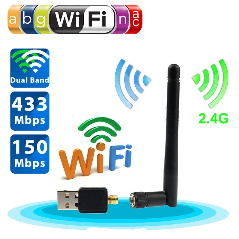 150m External Usb Wifi Adapter Antenna Dongle Mini Wireless Lan Network