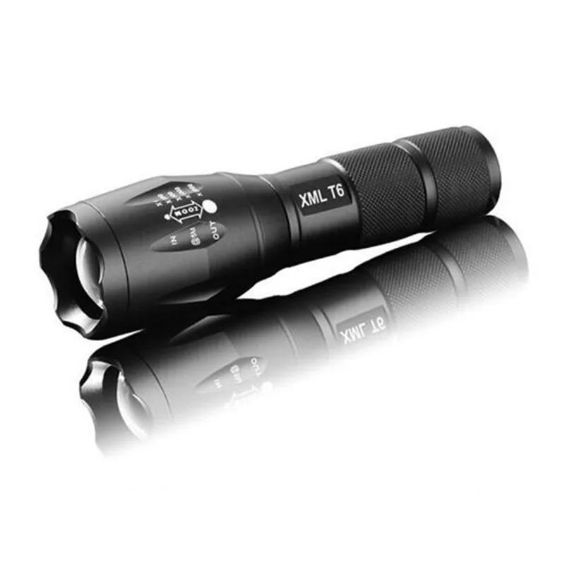 

18650 T6 LED Flashlight 5 Mode 2300LM Zoomable lighting Flashlight lanterna Torch Lights Bike flash Light STD02
