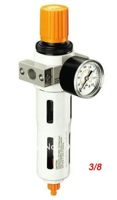 

Mini F Type LFR Air Filter Regulator 3/8'' Two Units OFR-Mini-3/8