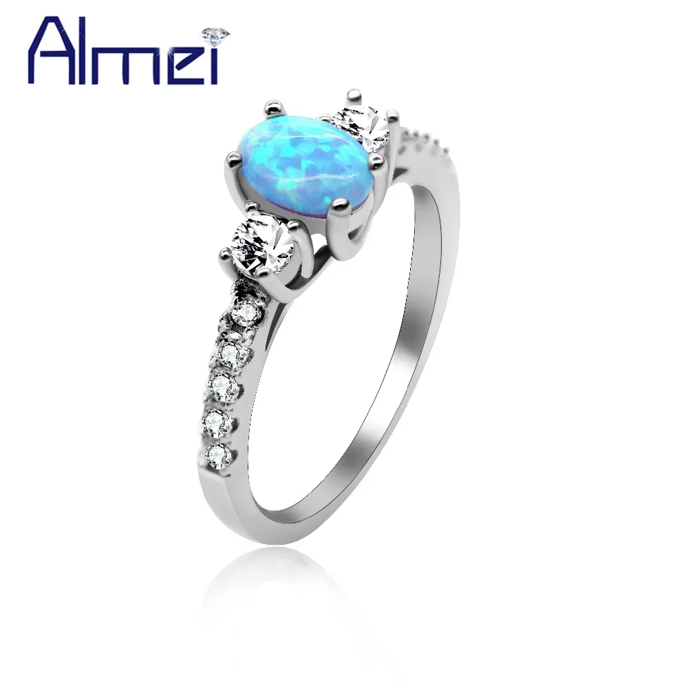 Almei 40 Off font b Wedding b font Pure Sterling font b Rings b font For