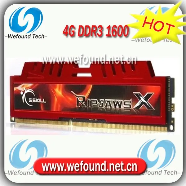 Hot sell! Brand new for G.SKILL DDR3 1600 4G ram for