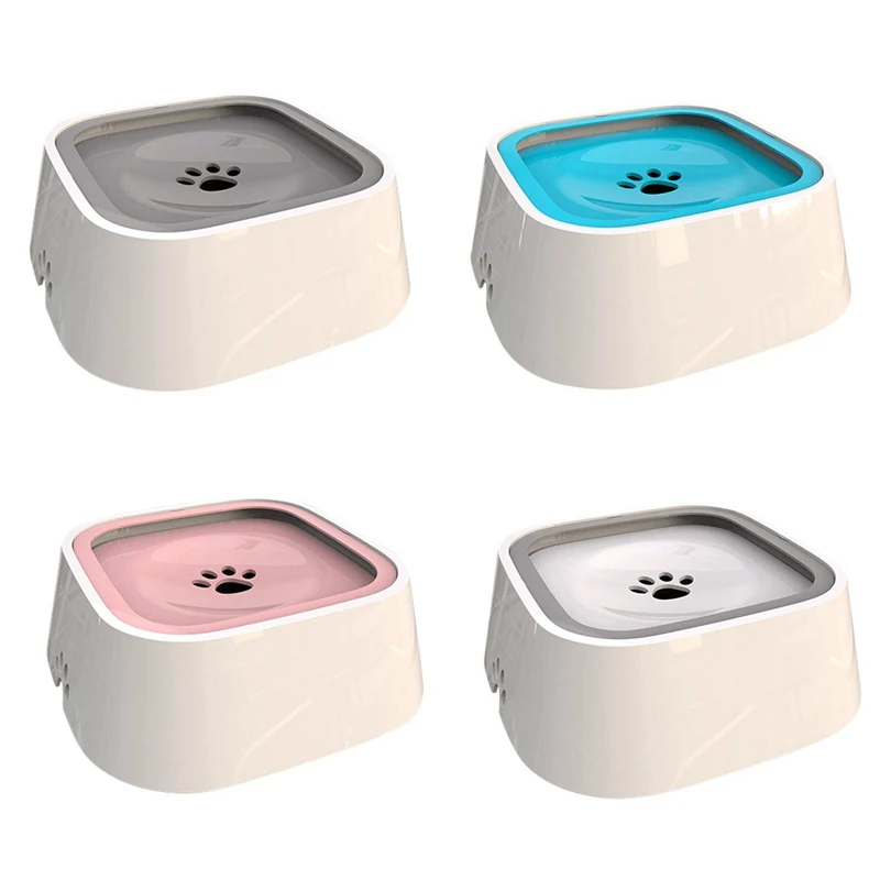 Pet Floating Bowl Anti Splashing Not Wetting Mouth Water Feeder Anti-slip Pet Bowl