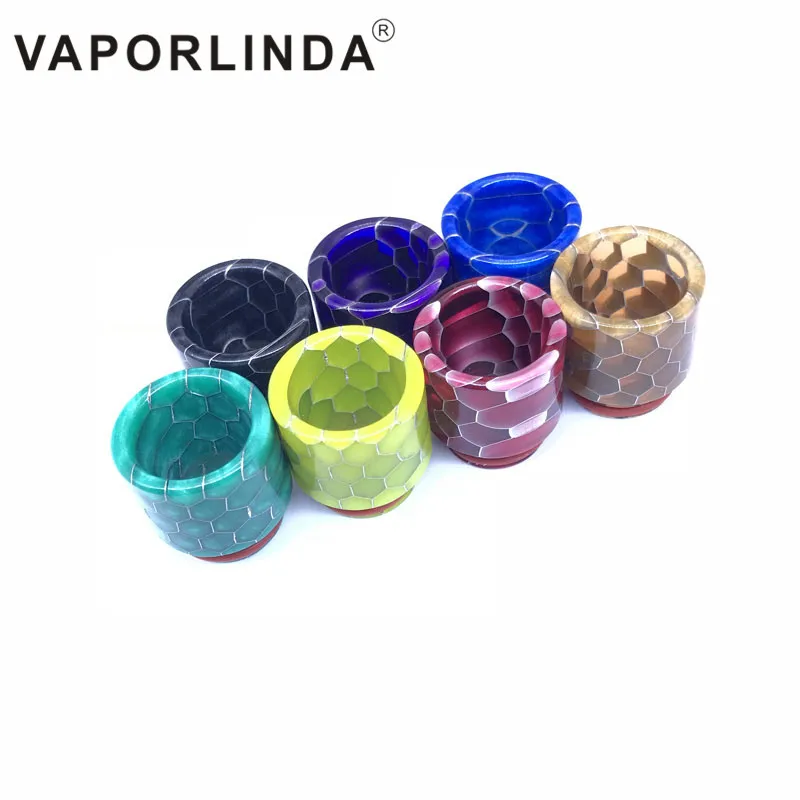 

VAPORLINDA Drip Tip 810 Snake Epoxy Resin Vaper For TFV8 Atomizer RDA RTA RDTA Vaporizador Mod Vape Accessories